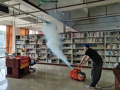 图书馆全馆图书及空间消毒祛味服务-广州航海学院